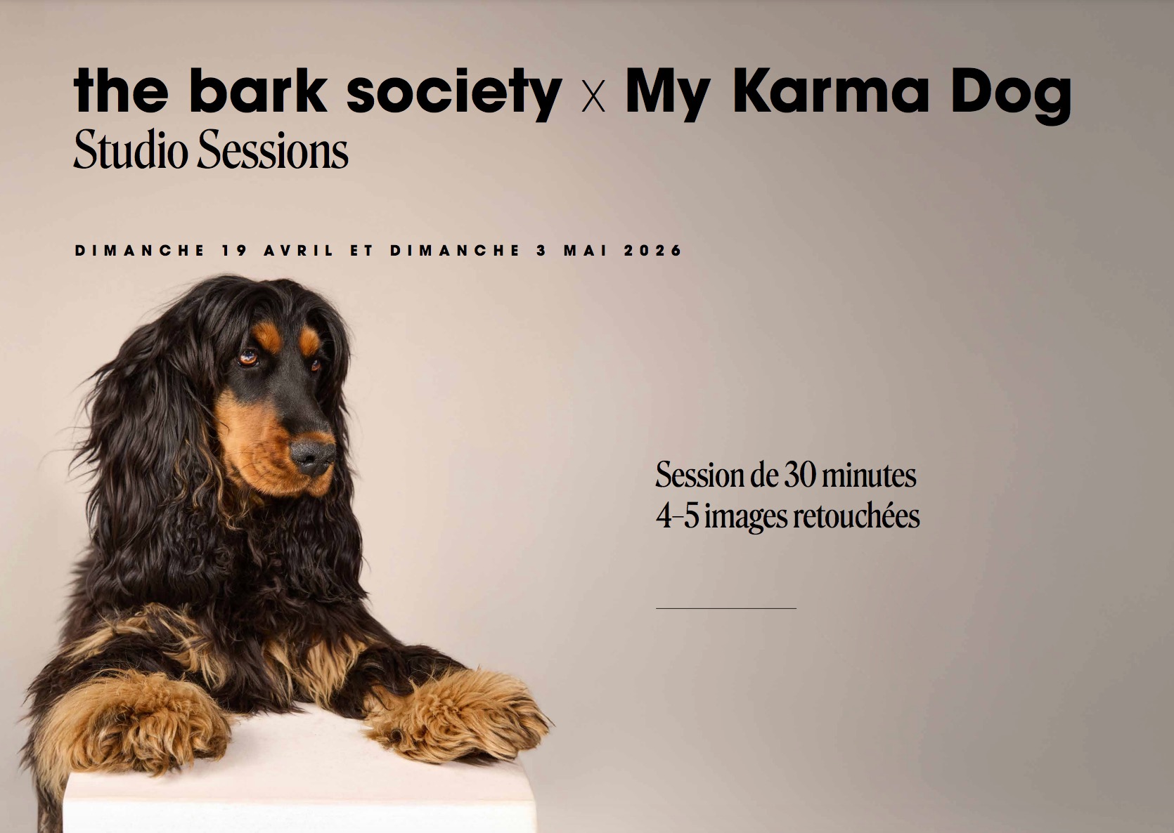 Shooting Photo privé en Studio Professionnel à Paris 11ème avec The Bark Society